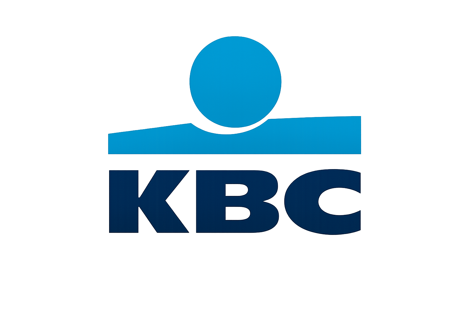 KBC bank logo Belgium
