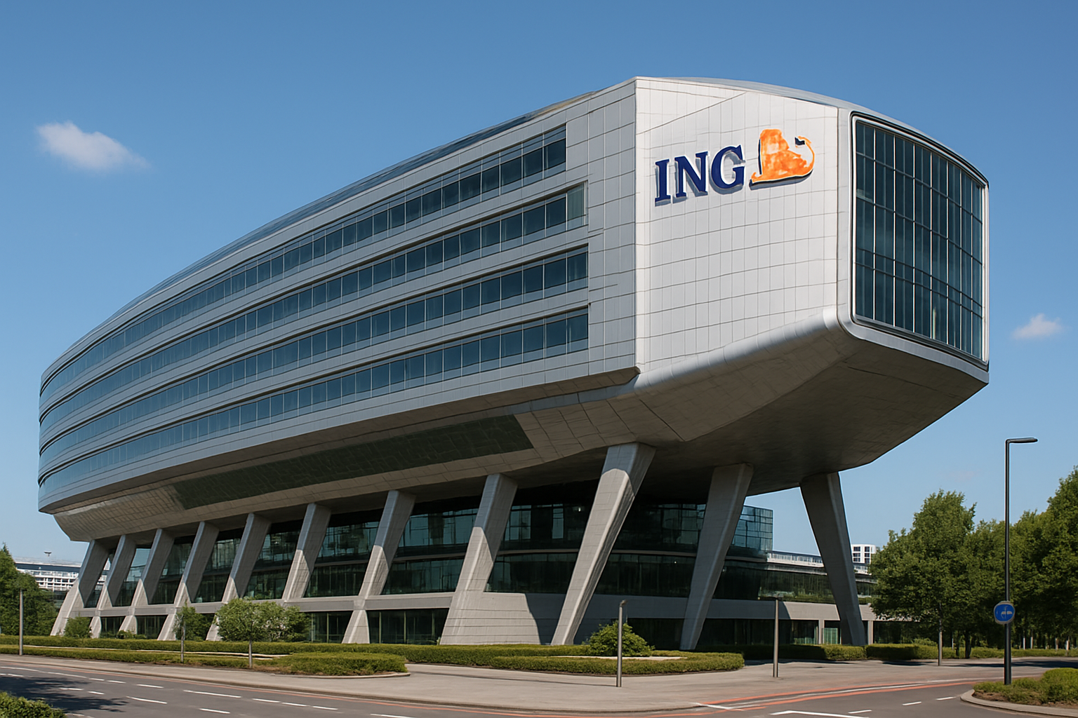 ING bank Amsterdam headquarters